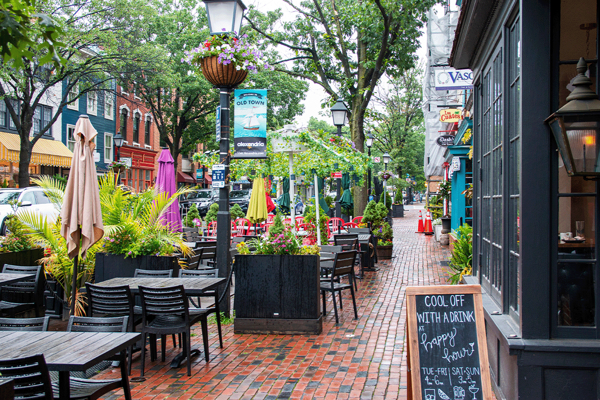 Street in Alexandria VA