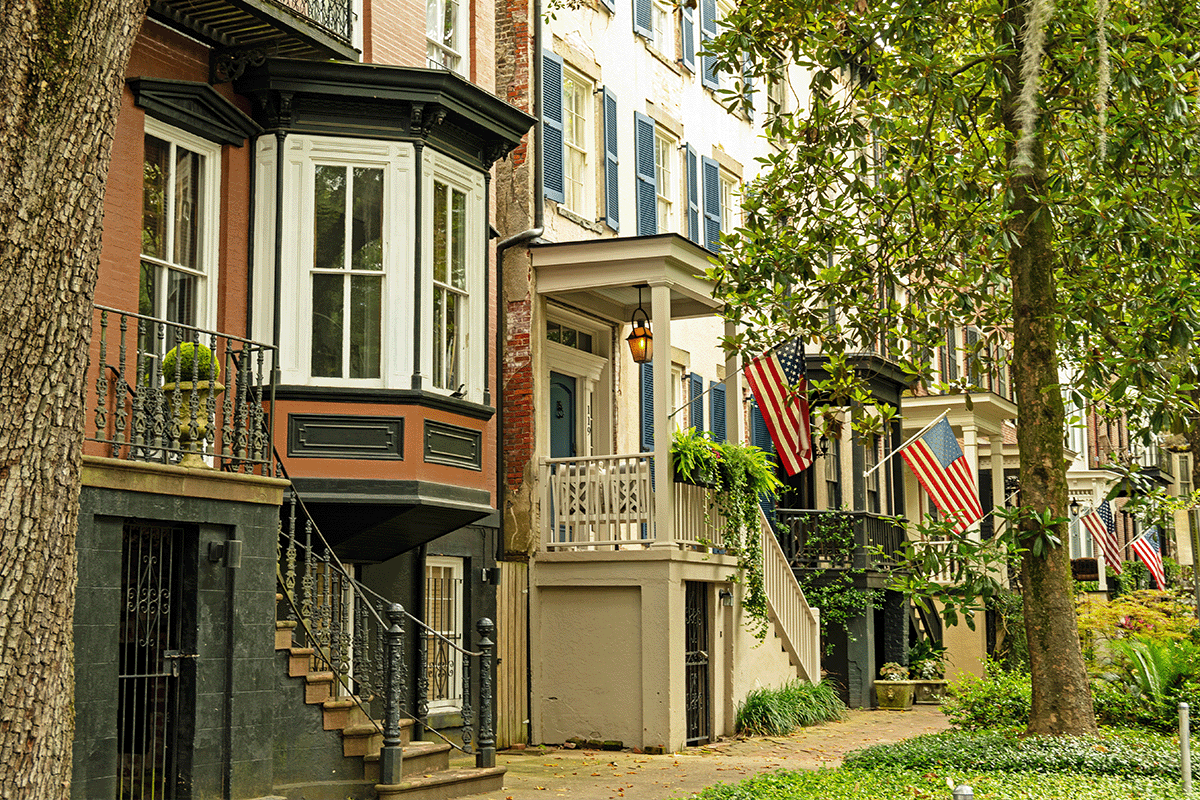 Street in Savannah GA