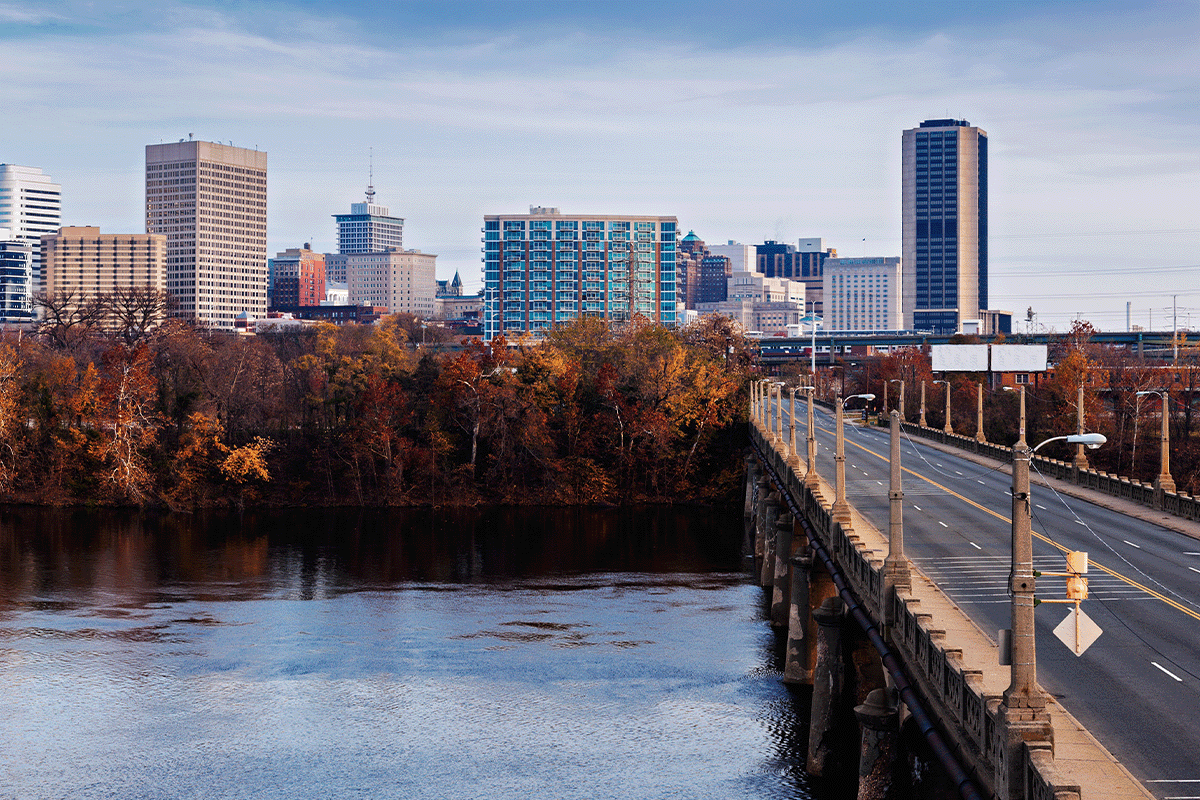 Virginia Bridge in the Fall