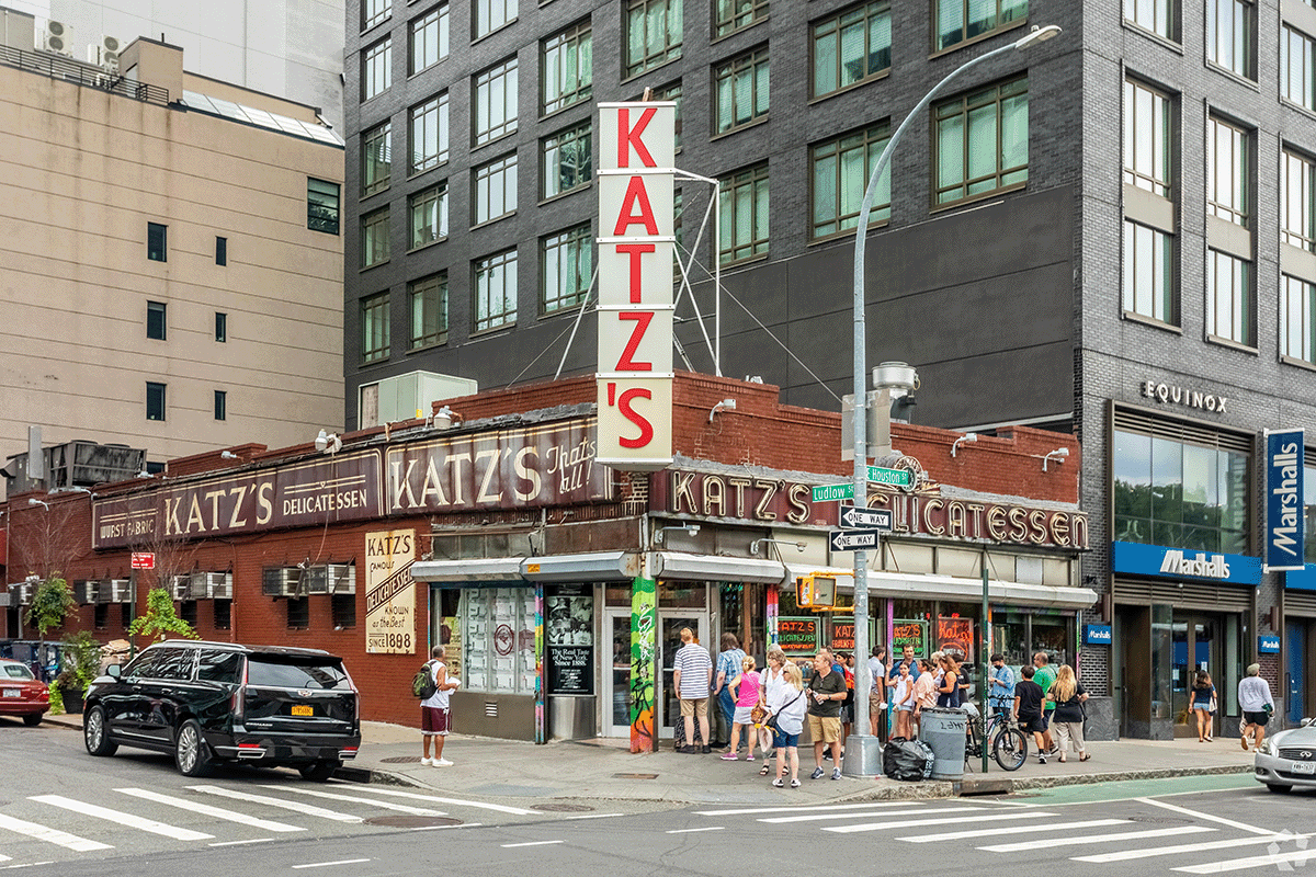 Katz's Delicatessen is an iconic spot in NYC.
