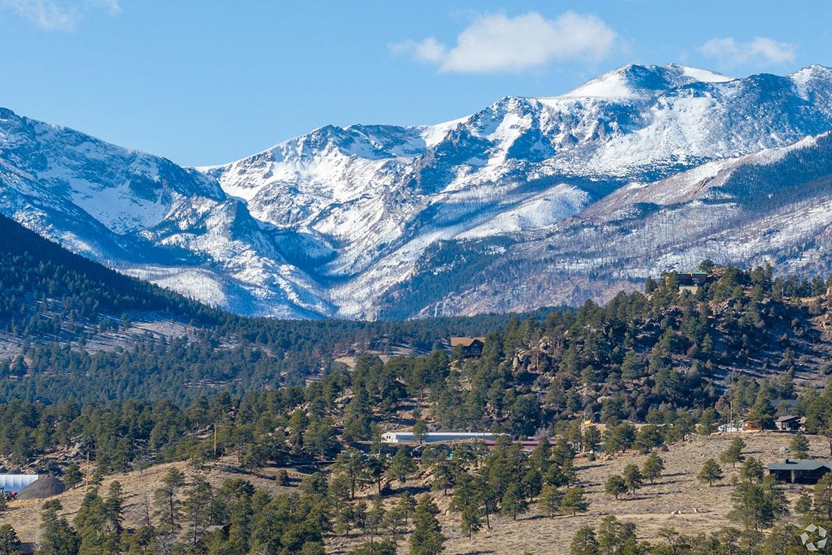 The Rocky Mountains in Colorado offer natural scenery for retirees.
