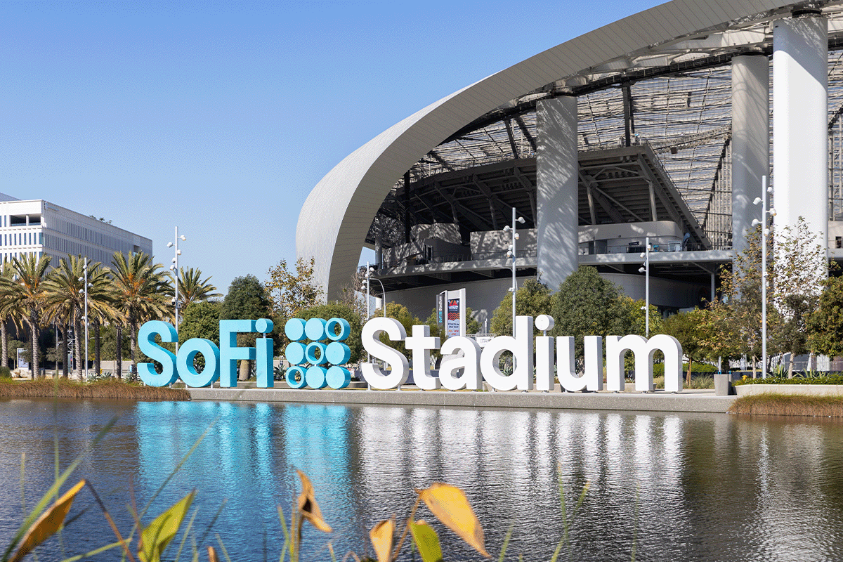 SoFi Stadium in Irvine CA - Los Angeles Rams