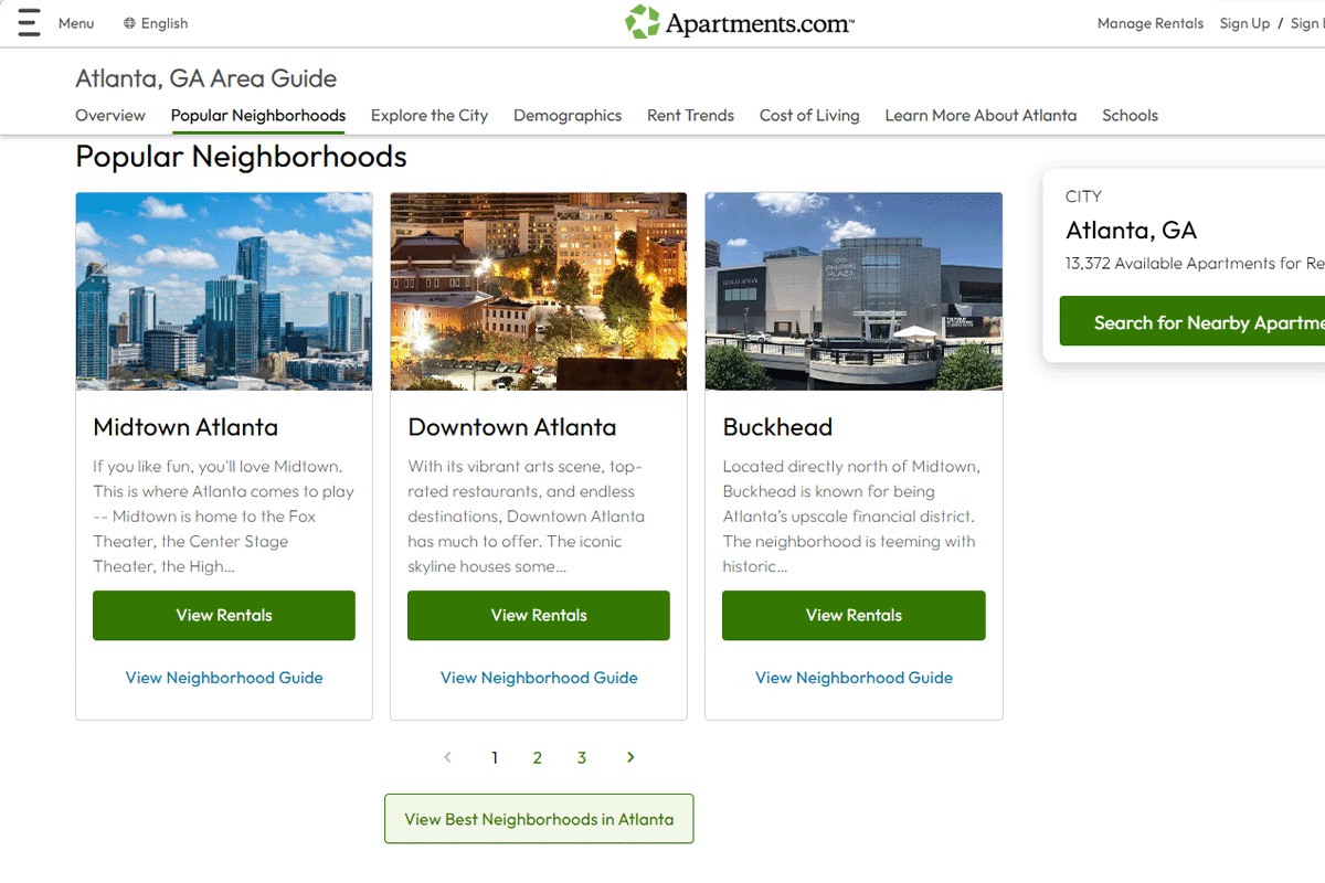 Best Neighborhoods - Area Guide