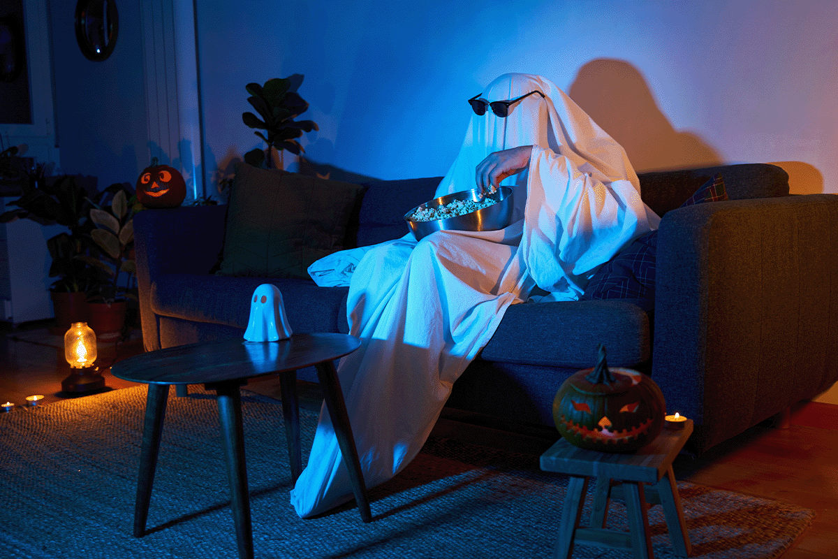 Ghost hanging out in an apartment