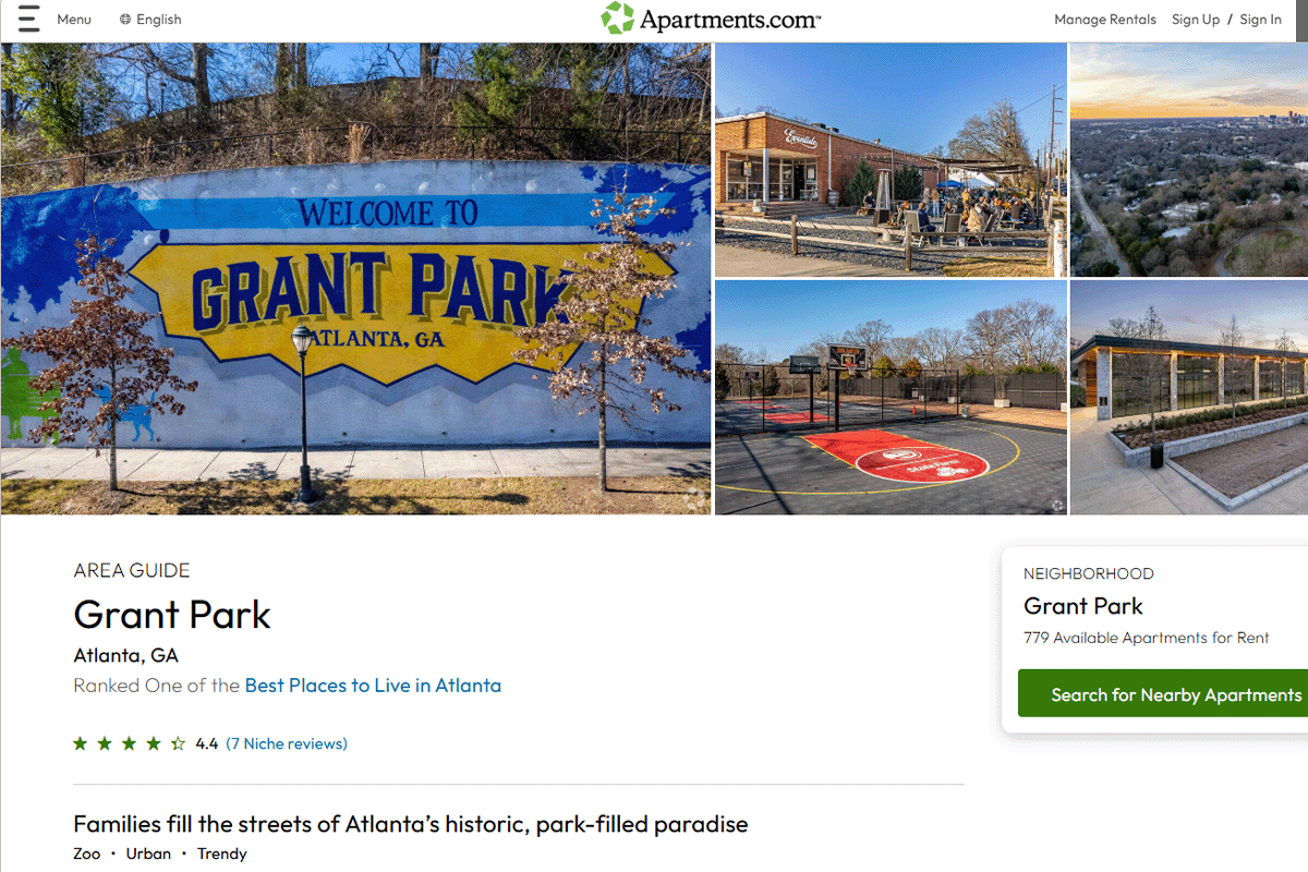 Grant Park - Best Places to Live Atlanta