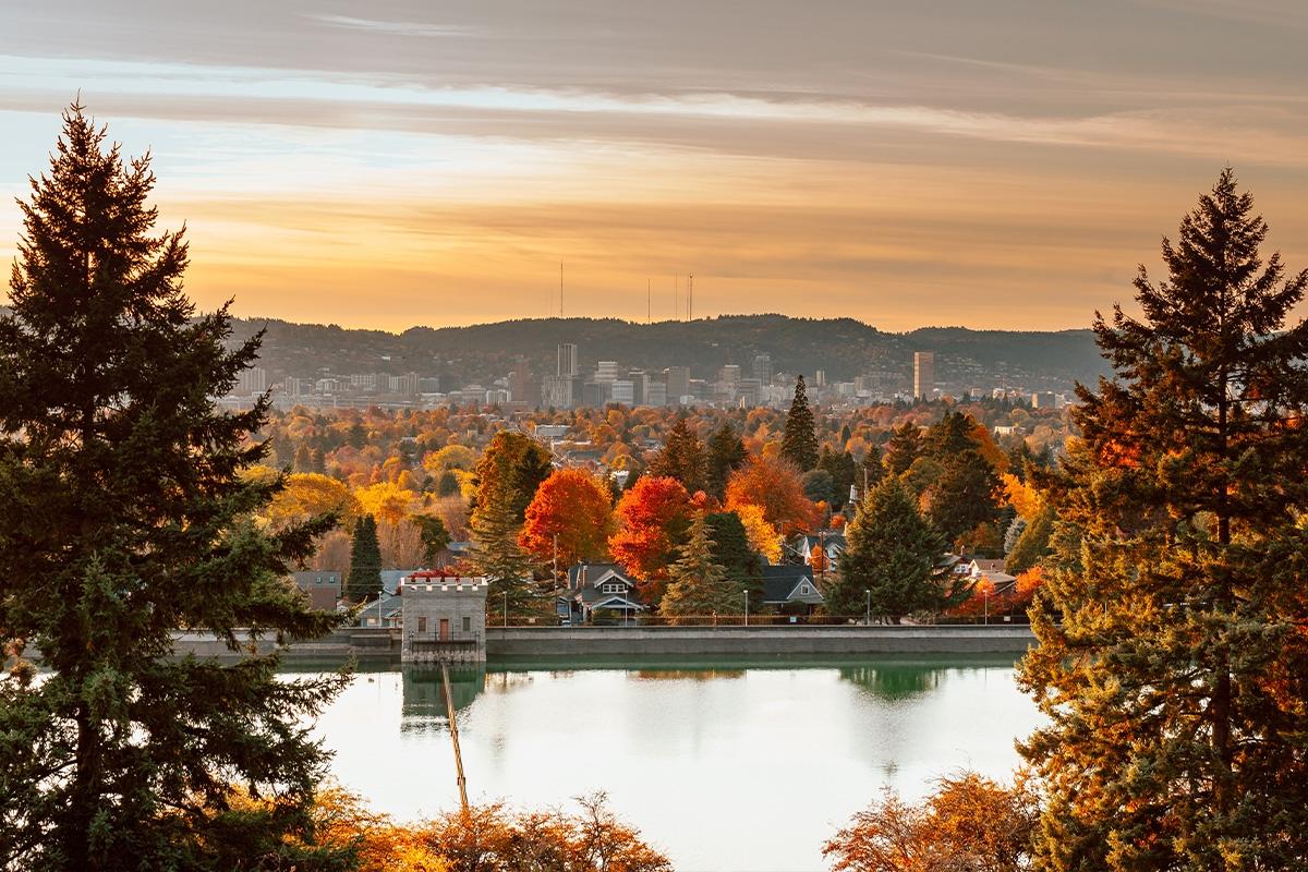 Portland in the fall