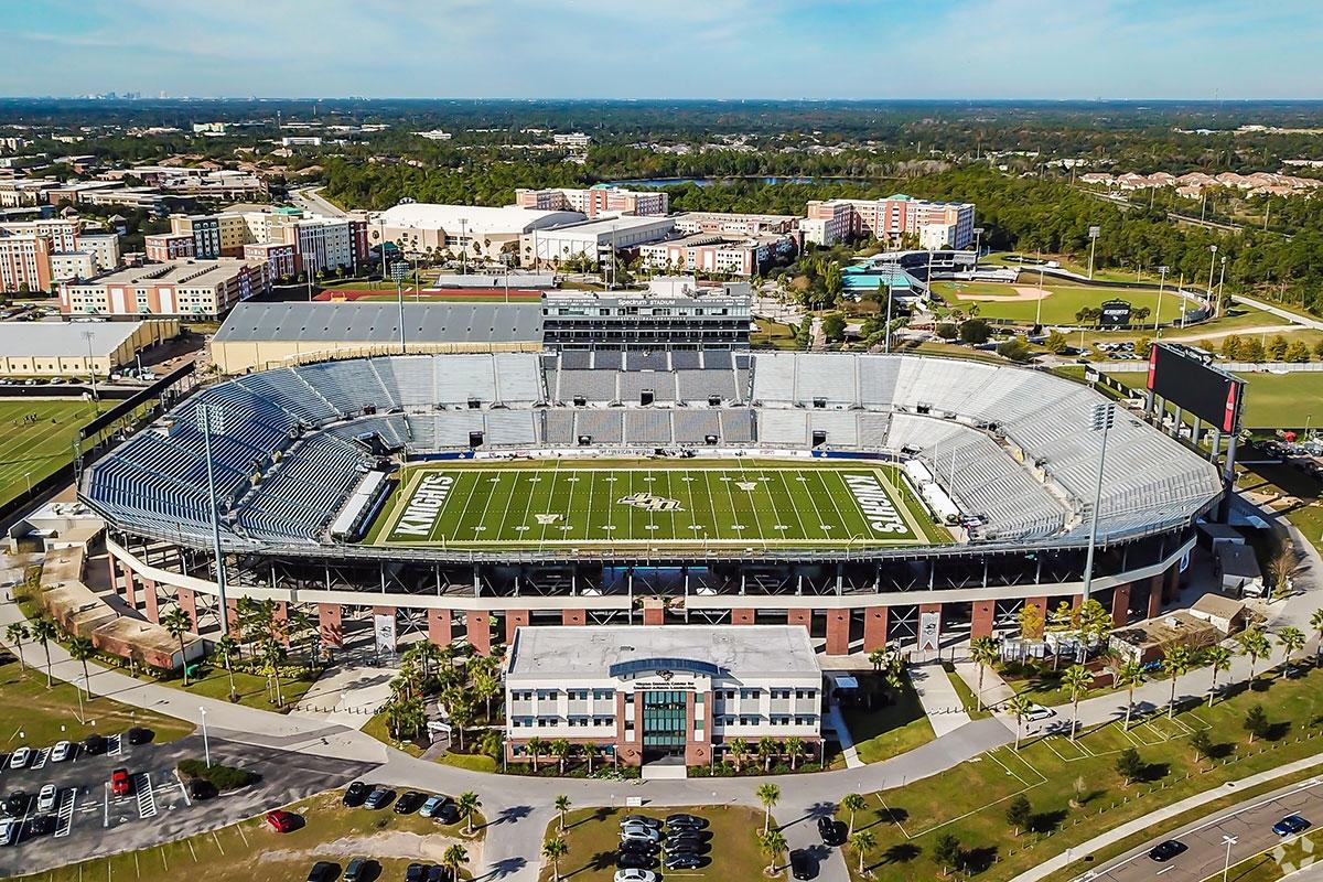 Photo of the University of Central Florida football stadium.