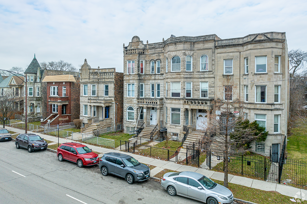 Historic townhomes in Washington Park.