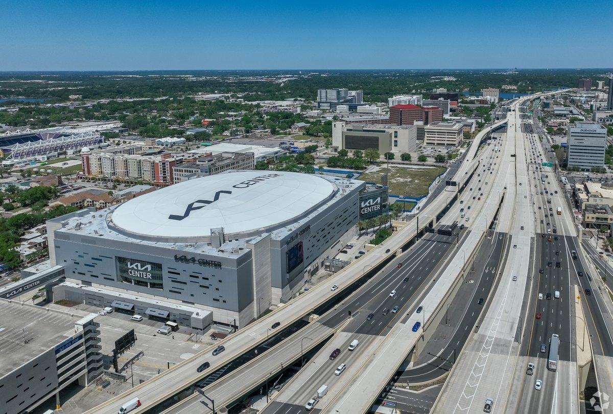 Kia Center is located at the interchange of I-4 and FL-408.