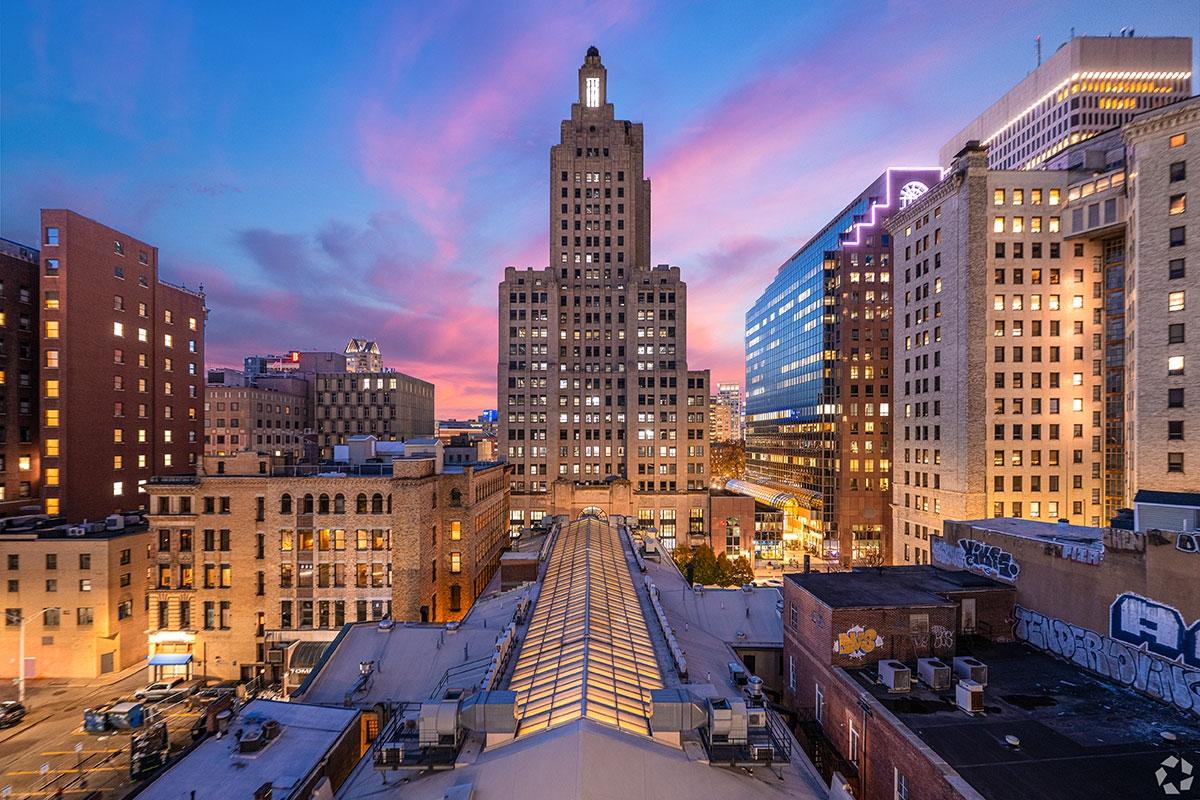 Providence has lower median incomes and higher rents, creating an unbalanced market.