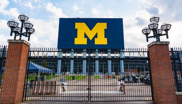 The Michigan Stadium in Ann Arbor, MI. 