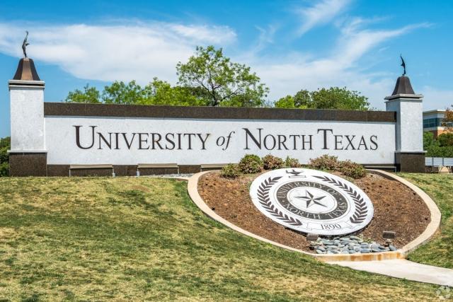 University of North Texas entrance 