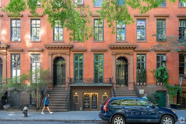 Luxurious brownstones in New York City