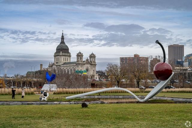 Minneapolis is home to the famous Spoonbridge and Cherry.