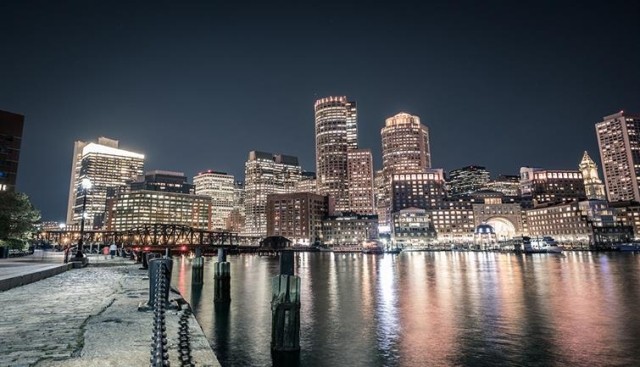 boston at night