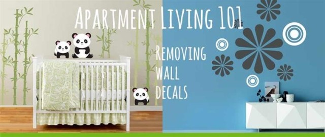 how remove wall decals