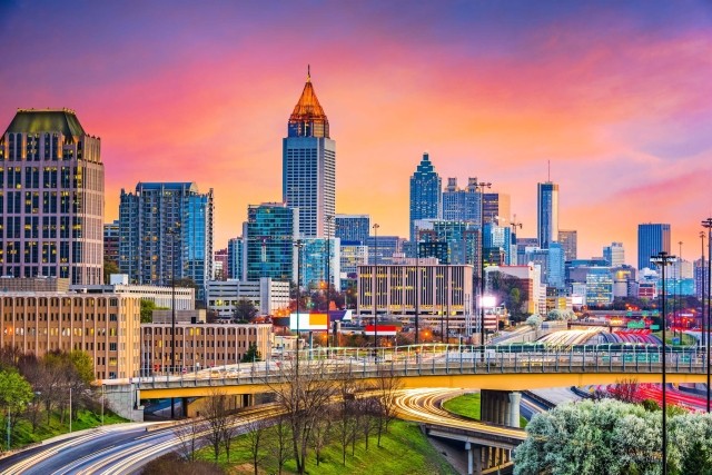 Atlanta city skyline