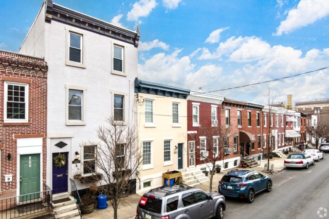 Row homes in the Pointe Breeze neighborhood offer charming, historic living in Philadelphia.