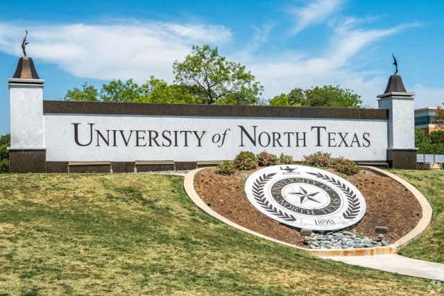 University of North Texas entrance 