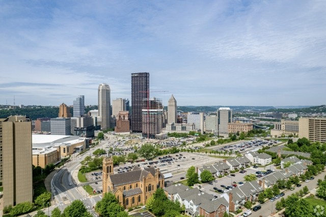 Downtown Pittsburgh from the Crawford-Roberts neighborhood.