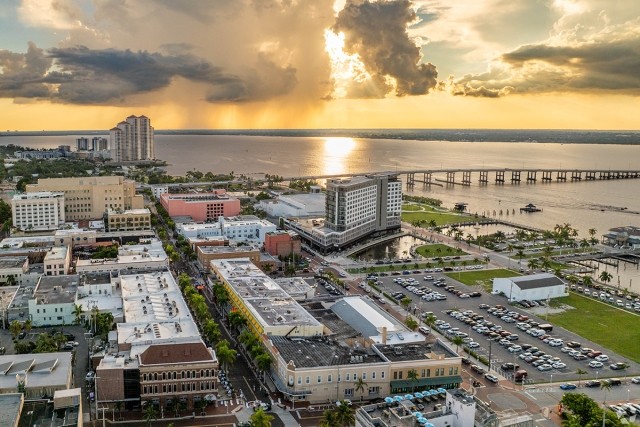 An aerial view of Fort Myers, FL, one of the most oversupplied markets in the U.S. right now.